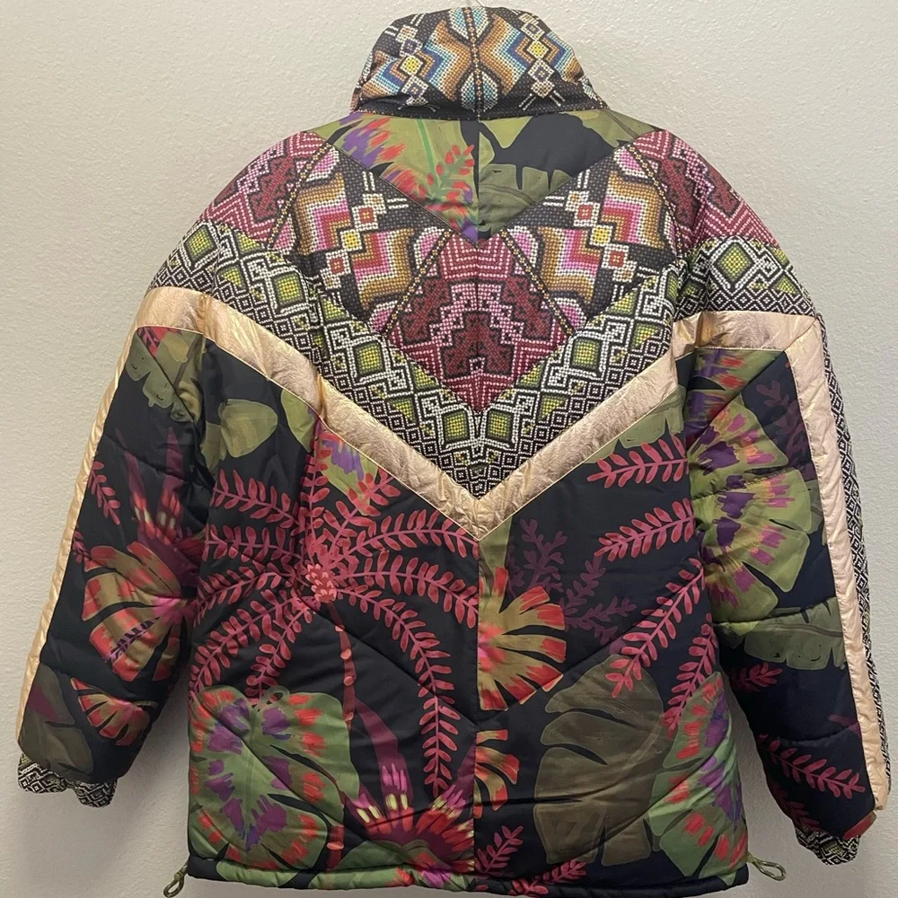 FARM Rio Tropical Rauti Reversible Puffer Jacket - Picture 6 of 9